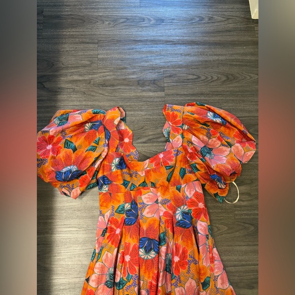 FARM Rio Colorful Floral Midi Dress - Picture 5 of 9